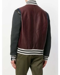 Blouson aviateur bordeaux Lanvin