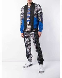 Blouson aviateur camouflage multicolore Mostly Heard Rarely Seen