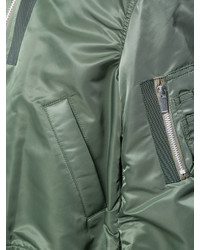 Blouson aviateur en coton olive Sacai