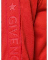 Blouson aviateur en coton rouge Givenchy