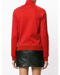 Blouson aviateur en coton rouge Givenchy