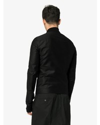 Blouson aviateur en cuir noir Rick Owens