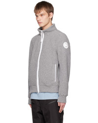 Blouson aviateur en laine gris Canada Goose