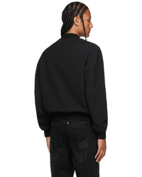 Blouson aviateur en laine noir Givenchy