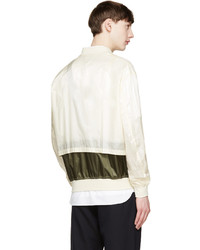 Blouson aviateur en nylon beige Toga Virilis