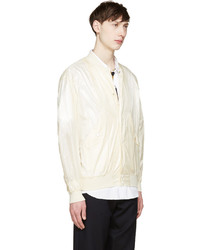 Blouson aviateur en nylon beige Toga Virilis