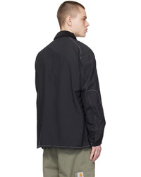 Blouson aviateur en nylon noir Barbour