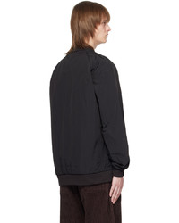 Blouson aviateur en nylon noir Canada Goose