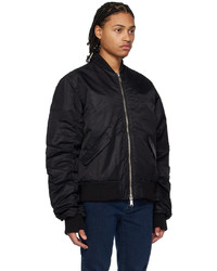 Blouson aviateur en nylon noir Won Hundred