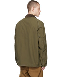 Blouson aviateur en nylon olive Barbour