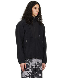 Blouson aviateur en polaire noir The North Face