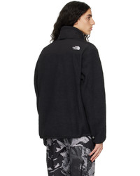 Blouson aviateur en polaire noir The North Face