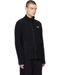 Blouson aviateur en polaire noir The North Face