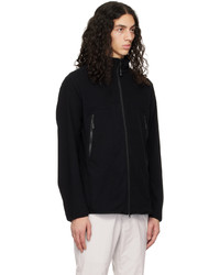 Blouson aviateur en polaire noir Snow Peak