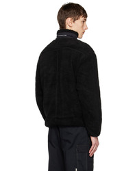 Blouson aviateur en polaire noir thisisneverthat