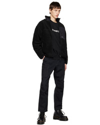 Blouson aviateur en polaire noir thisisneverthat