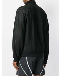 Blouson aviateur en tulle noir Cottweiler