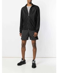 Blouson aviateur en tulle noir Cottweiler