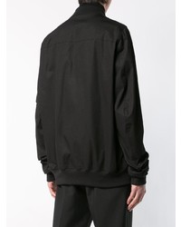 Blouson aviateur géométrique noir Rick Owens