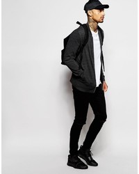 Blouson aviateur gris foncé Asos