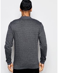 Blouson aviateur gris foncé Asos