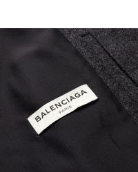 Blouson aviateur gris foncé Balenciaga