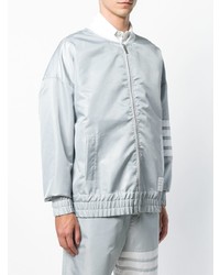 Blouson aviateur gris Thom Browne