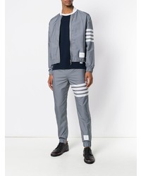 Blouson aviateur gris Thom Browne