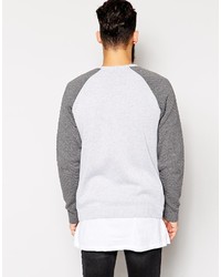 Blouson aviateur gris Asos