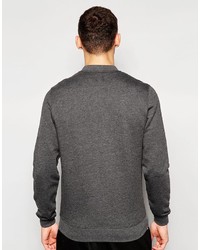 Blouson aviateur gris Asos