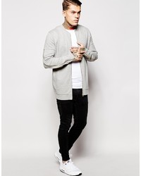 Blouson aviateur gris Asos