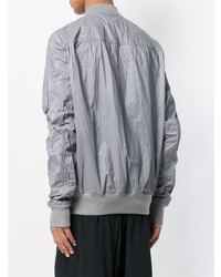 Blouson aviateur gris Rick Owens DRKSHDW