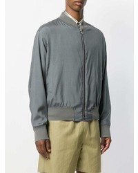 Blouson aviateur gris Federico Curradi