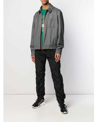 Blouson aviateur gris Kenzo