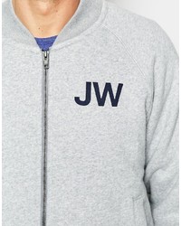 Blouson aviateur gris Jack Wills