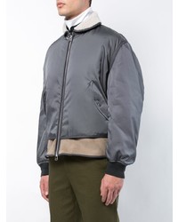 Blouson aviateur gris Oamc