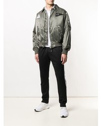 Blouson aviateur gris Gosha Rubchinskiy