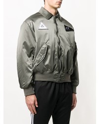 Blouson aviateur gris Gosha Rubchinskiy