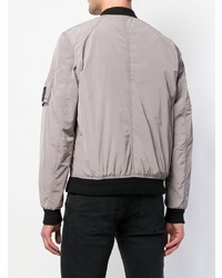 Blouson aviateur gris Belstaff