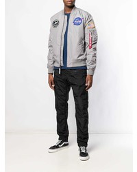 Blouson aviateur gris Alpha Industries