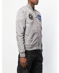 Blouson aviateur gris Alpha Industries