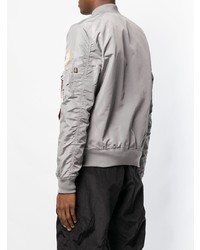 Blouson aviateur gris Alpha Industries