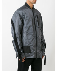 Blouson aviateur gris Bmuet(Te)