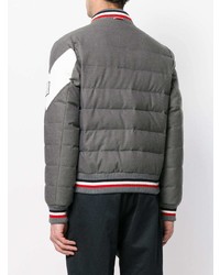 Blouson aviateur gris Moncler