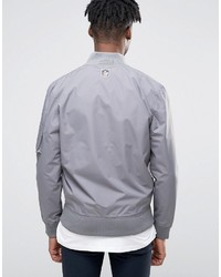 Blouson aviateur gris New Era