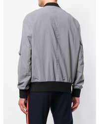 Blouson aviateur gris Karl Lagerfeld