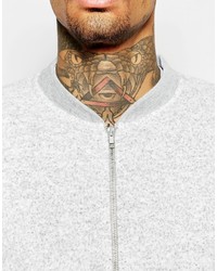 Blouson aviateur gris Asos