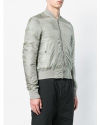 Blouson aviateur gris Rick Owens DRKSHDW