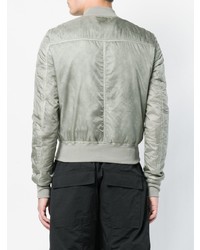 Blouson aviateur gris Rick Owens DRKSHDW