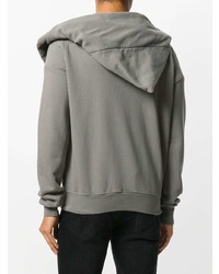 Blouson aviateur gris Rick Owens DRKSHDW